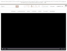 Tablet Screenshot of litoylola.com
